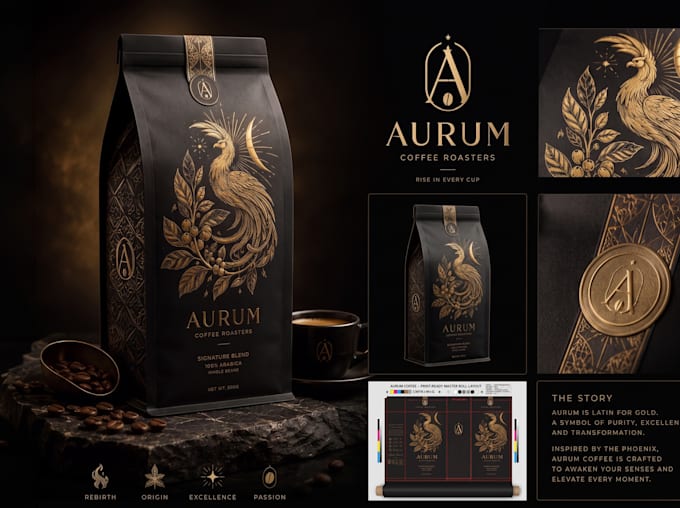 design product packaging and labels with print ready files