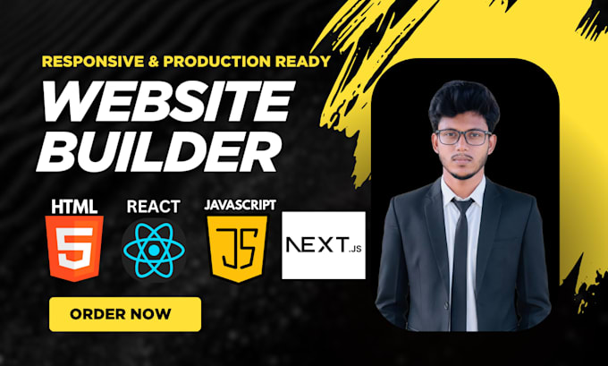 build fullstack website with nextjs react wordpress or wix