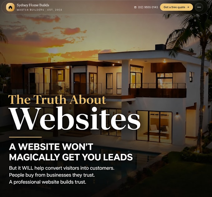 build you a website with booking and lead capture
