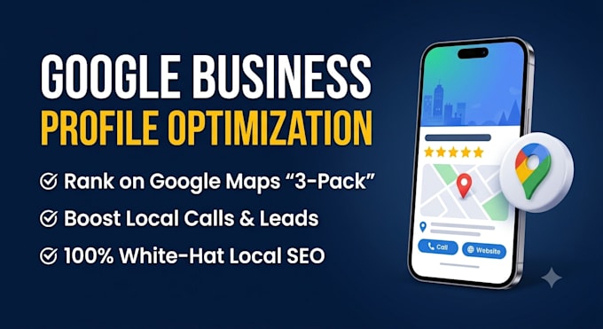 do google business profile setup and local SEO optimization