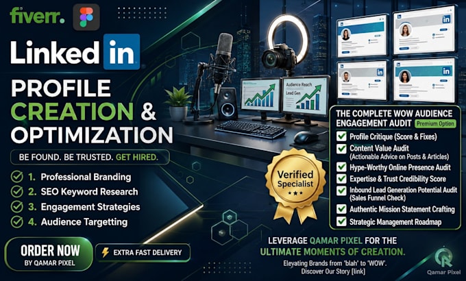 optimize your linkedin profile and company page for maximum