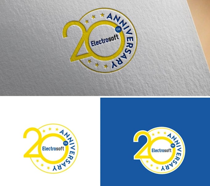 do design good looking anniversary logo