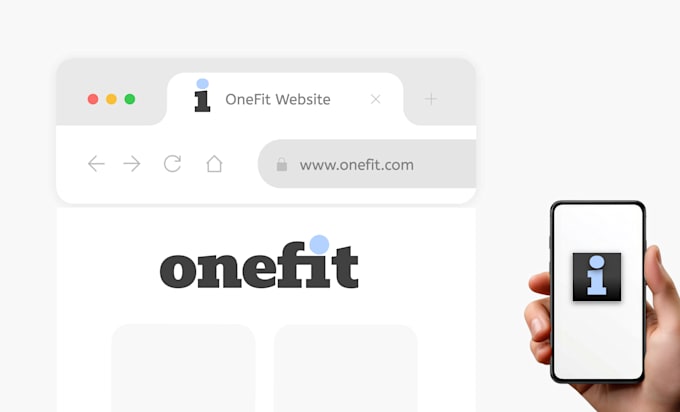 design a modern website logo with favicon