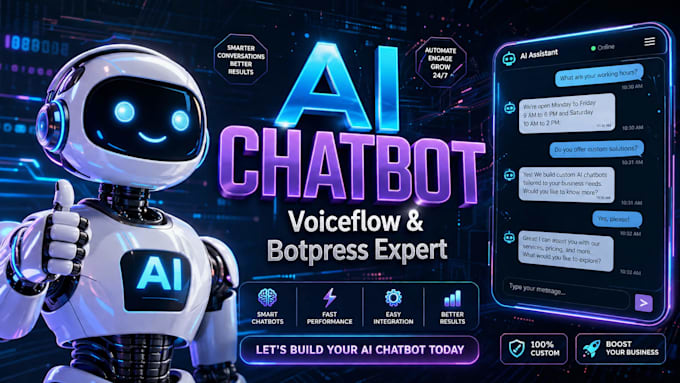 build a custom ai chatbot using voiceflow and botpress