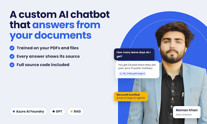 build a custom ai chatbot using azure ai foundry and gpt