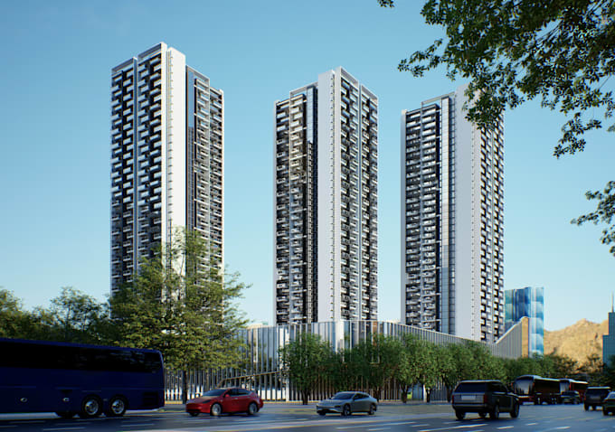 create architectural 3d models and rendering