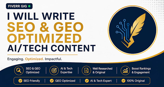 write SEO and GEO optimized ai and technology content