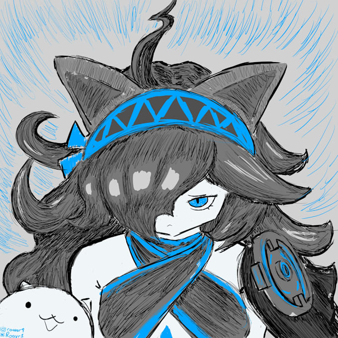 draw characters such as fanart and original characters