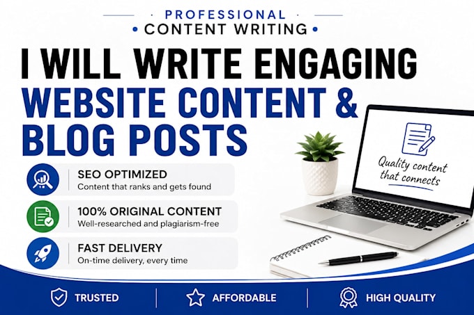 write content for your website