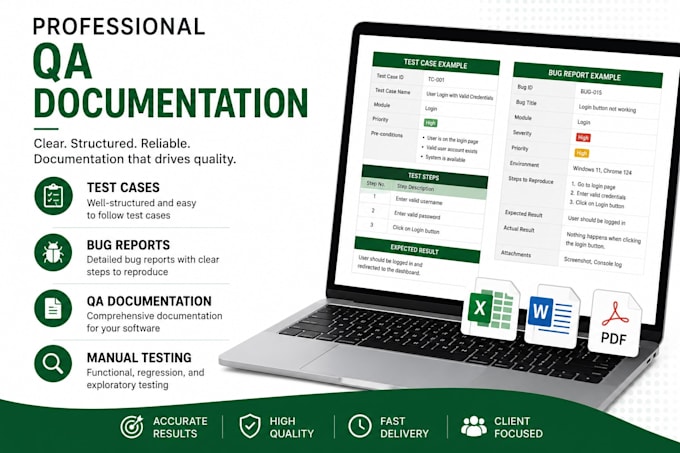 write professional test cases and bug reports for your software