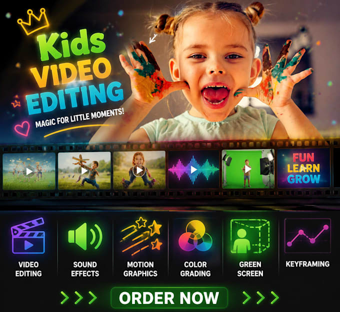 do kids video editing professionally