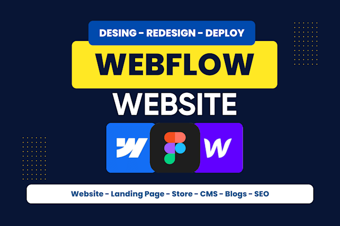 design, redesign, or develop a webflow website, figma to webflow