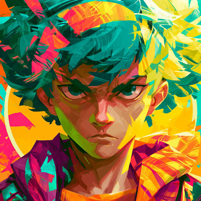 draw a unique anime artwork