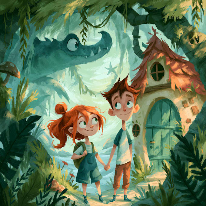 illustrate childrens book covers for KDP and ingramspark