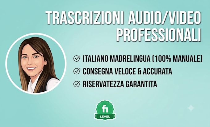 transcribe your italian audio and video files