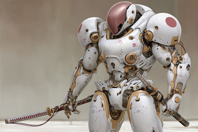 illustrate your mecha, robot and armored characters