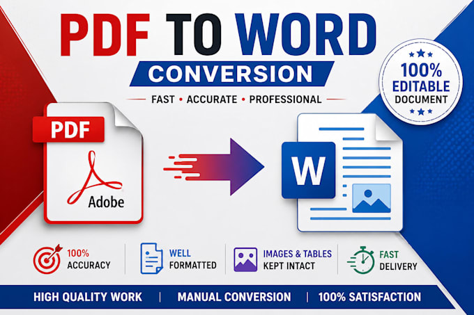 convert PDF to editable word accurately and professionally