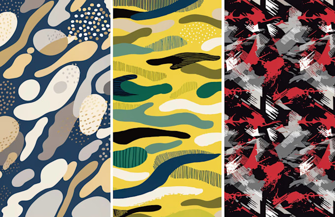 design camouflage patterns for print, fabric, and textile