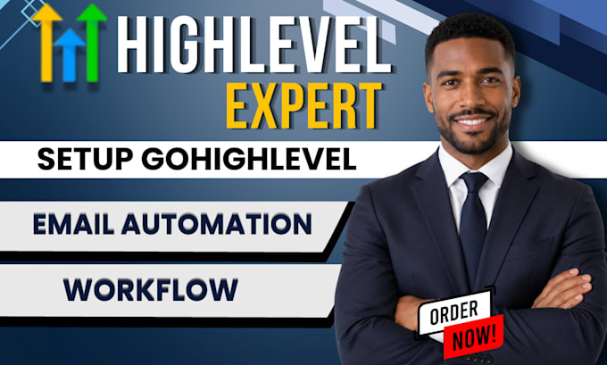 set up gohighlevel email automation, ghl workflows and ghl CRM automation