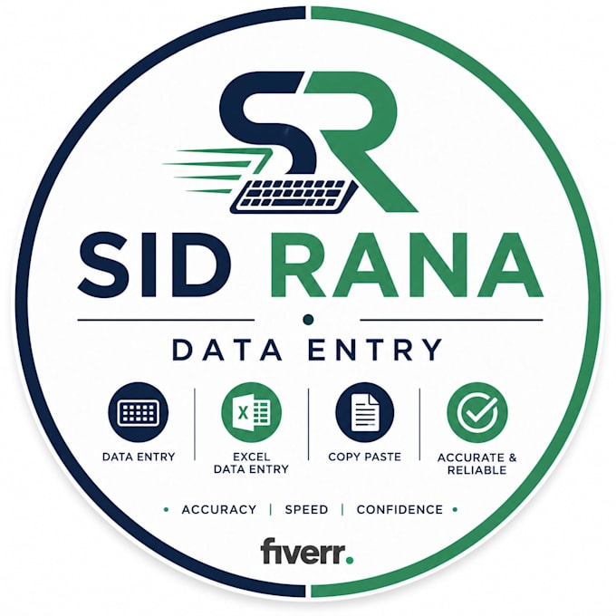 do data entry for you becouse iam good at data entry