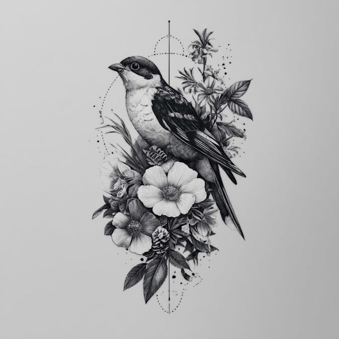 design professional tattoo and custom tattoo