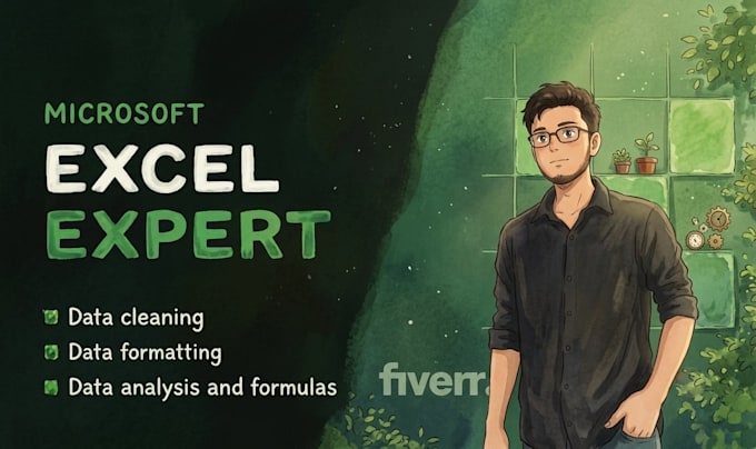 do data entry, excel expert work, and ai dashboards