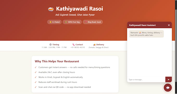 do ai chatbot and website desiging
