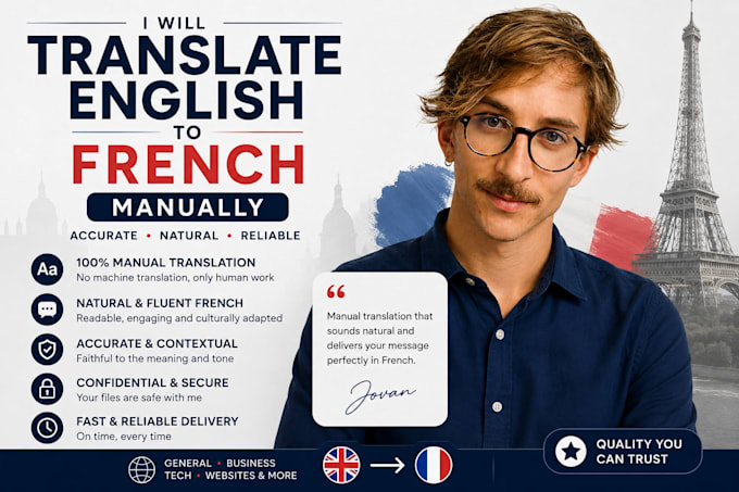 translate english to french manually