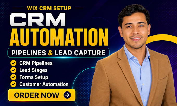 setup wix crm pipelines forms lead capture and customer automation