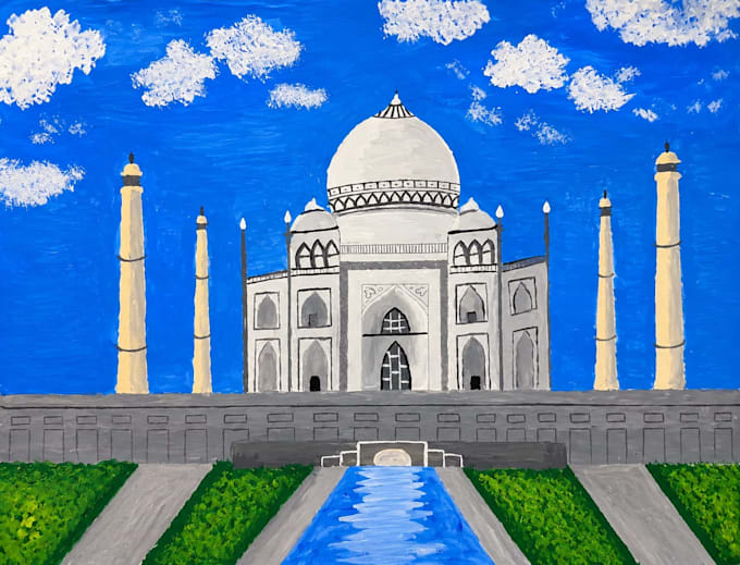 create a custom handmade painting delivered as digital printable art