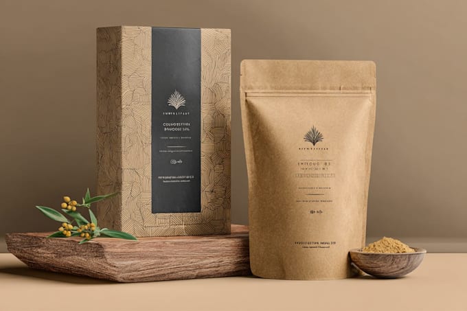 minimal modern packaging design