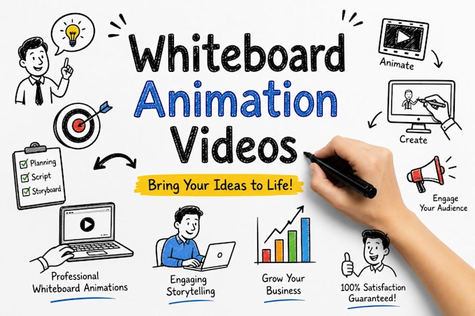 make white board explainer videos