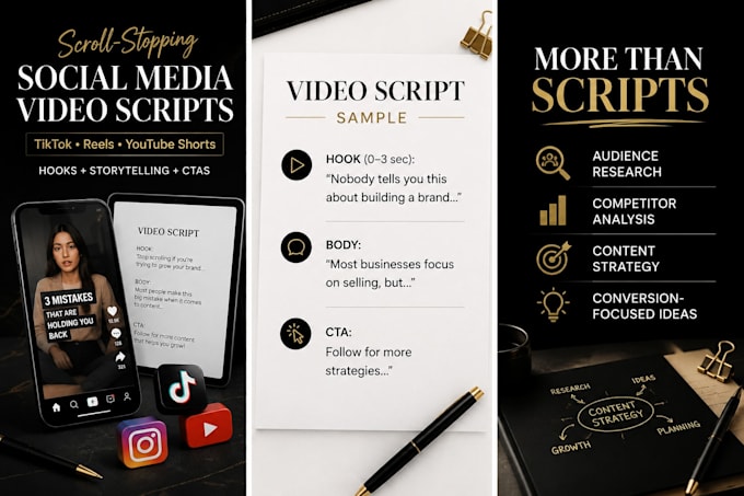 scroll stopping social media video scripts that convert
