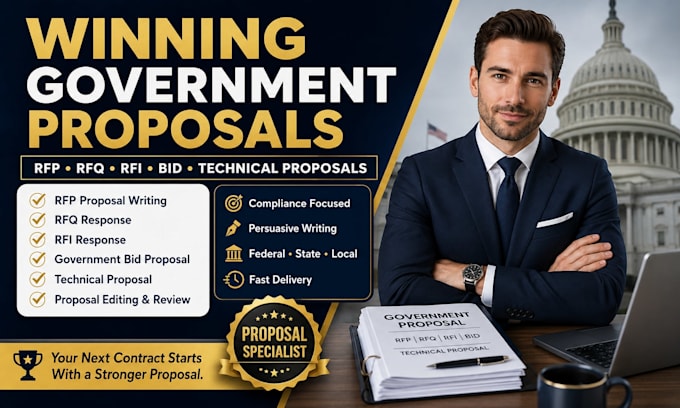 write, edit, and optimize your rfp, rfq, rfi, and government bid proposal