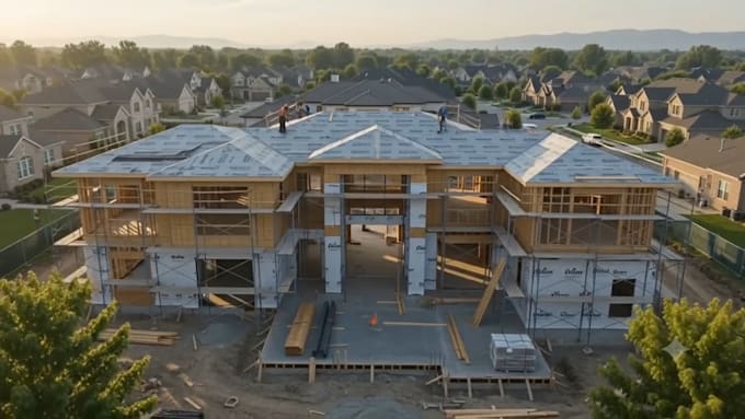 create construction and real estate time lapse 4k video