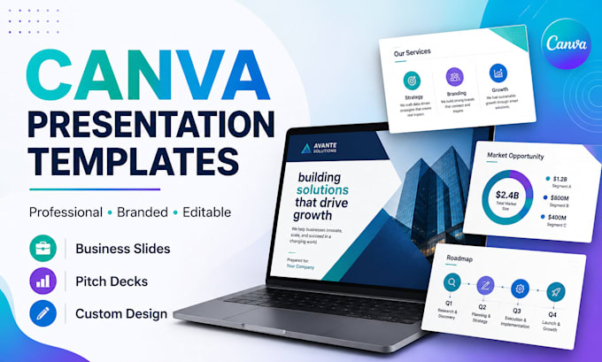 design editable canva presentation templates and business slides