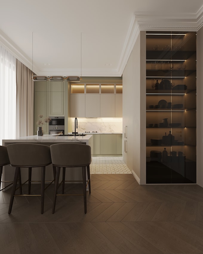 do 3d rendering interior design, 3d floorplan