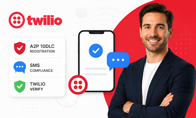 setup twilio a2p 10dlc registration, SMS compliance and twilio verify