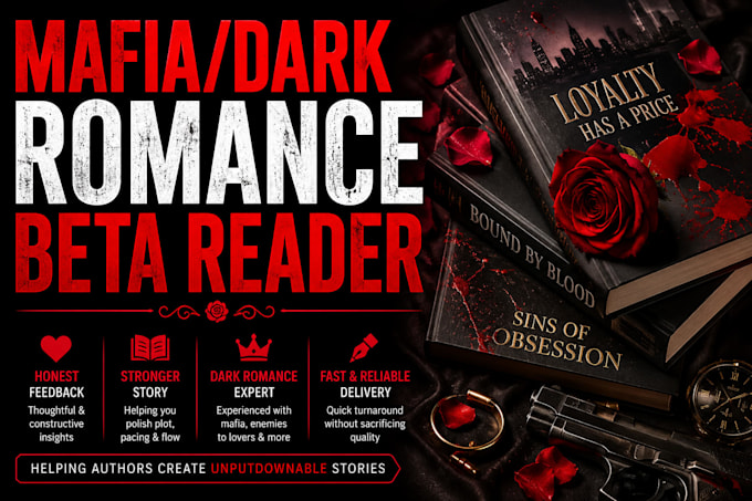 beta read mafia romance, dark fantasy romance beta reader