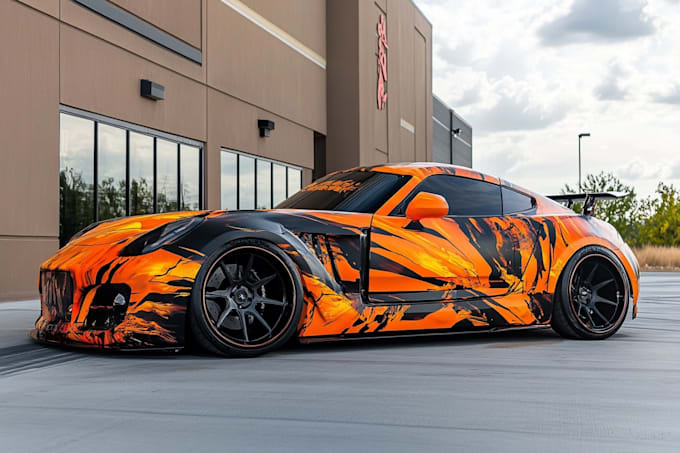 vehicle wrap car wrap van truck wrap design