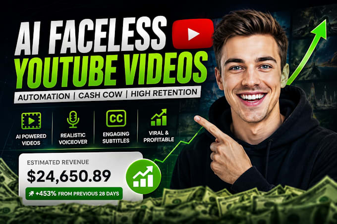 create cinematic documentary style, ai faceless youtube video, ai short forms