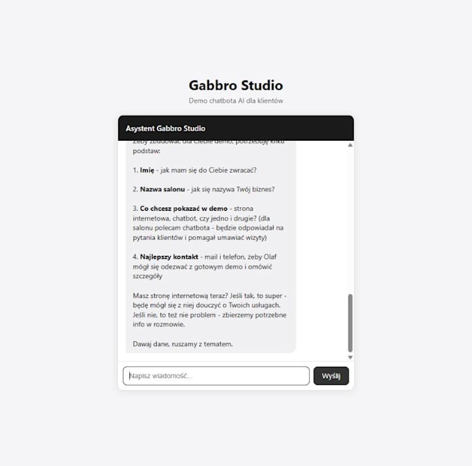 build an ai chatbot for your website and business