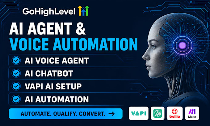 build gohighlevel ai agent vapi ai voice chatbot ai automation ai receptionist