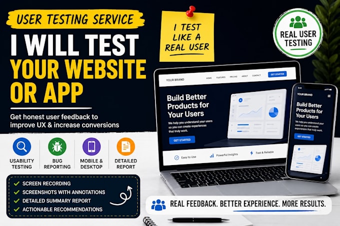 test your mobile app and website for user experience issues