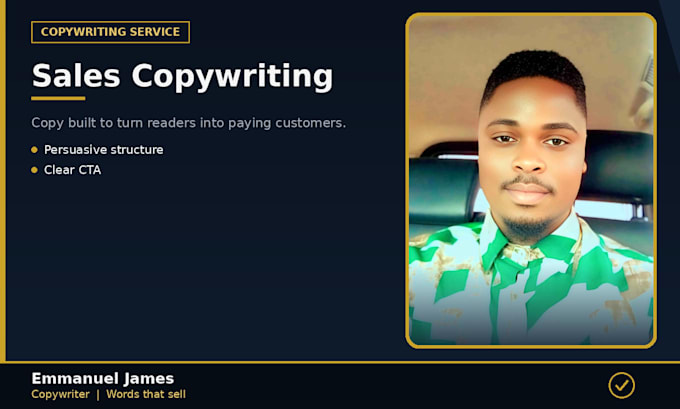 write high converting sales copy for your product or service