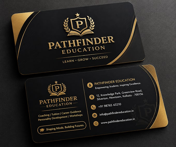 design professional visiting card, certificates, flyers