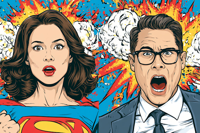 do comic book illustration, comic graphic novel