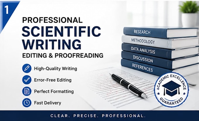 write, edit, and proofread scientific and academic papers
