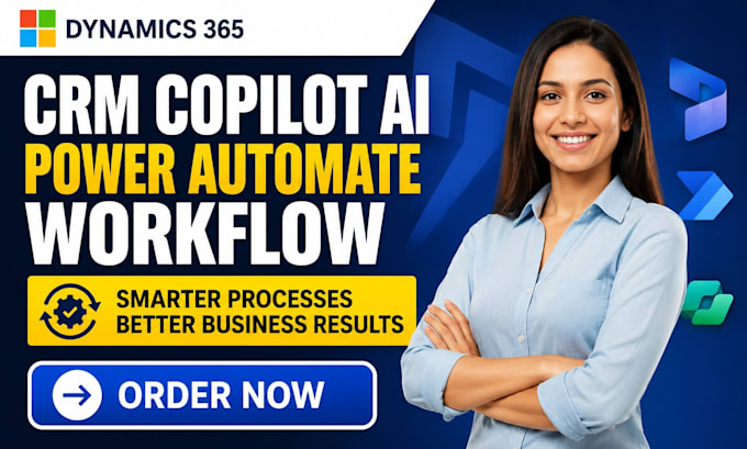 setup dynamics 365 CRM copilot ai power automate workflow business process