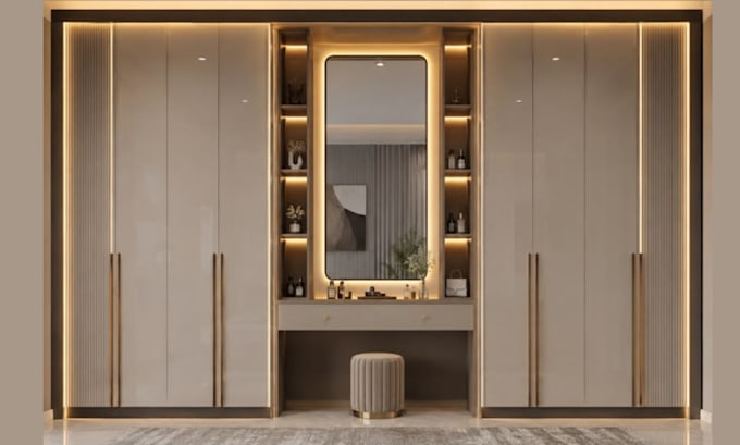 create detailed furniture design with accurate sketchup 3d modeling